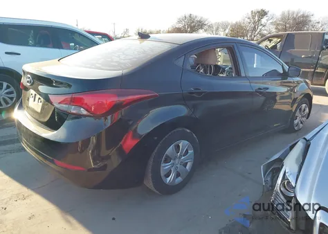 2016 Hyundai Elantra Se from USA, damaged, VIN KMHDH4AE5GU635225